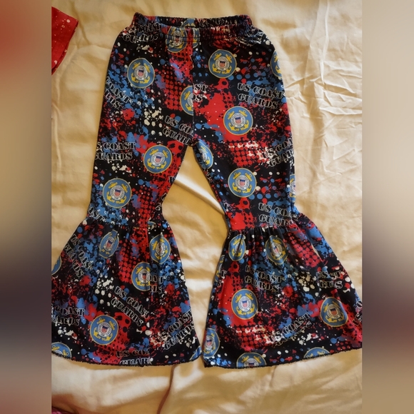 3T Childs Outfit Coast Guard Bell Bottoms & Top - Picture 7 of 10